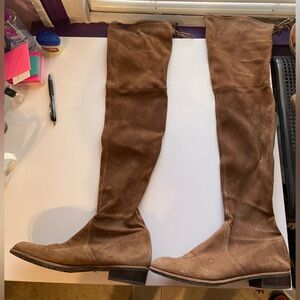 Stuart Weitzman Suede Over-the-Knee Boots - Size 10M